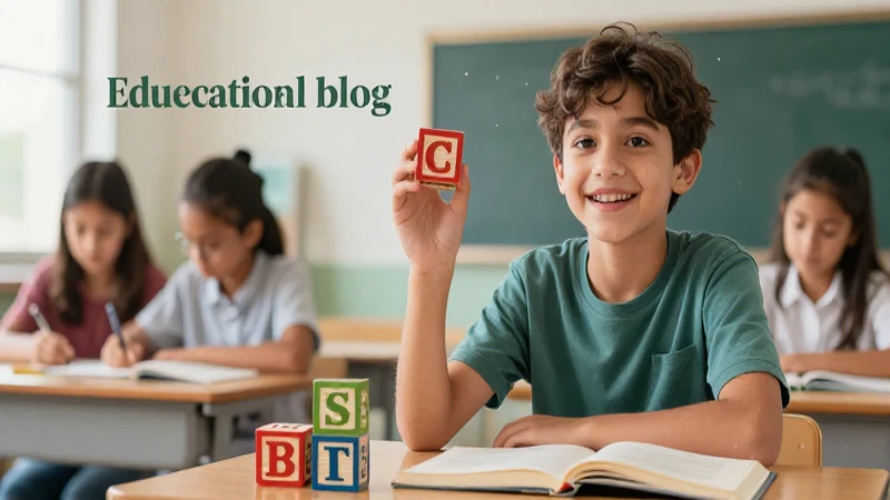 Estudiante brillante en entorno educativo moderno
