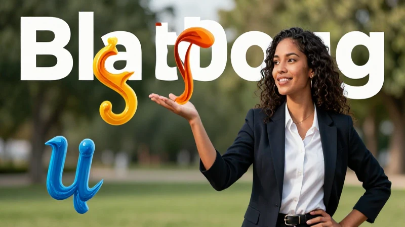 Maestra profesional con símbolos lingüísticos dinámicos