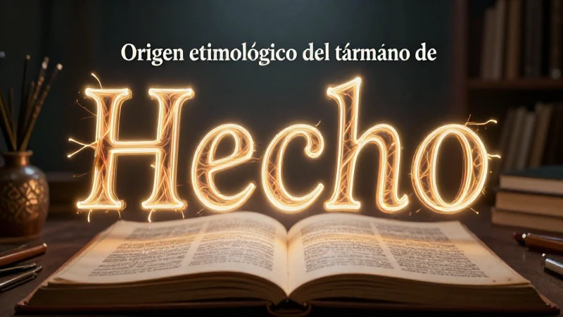 Origen y concepto del término Hecho