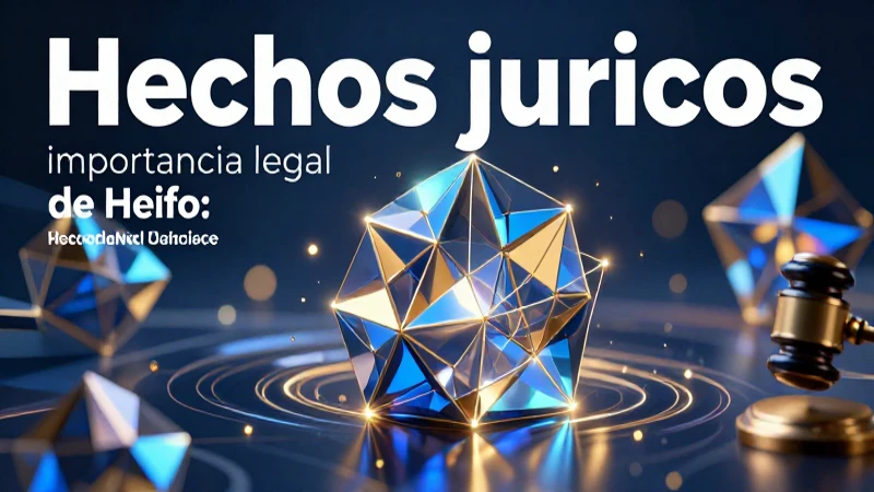 Definición y conceptos de hechos jurídicos