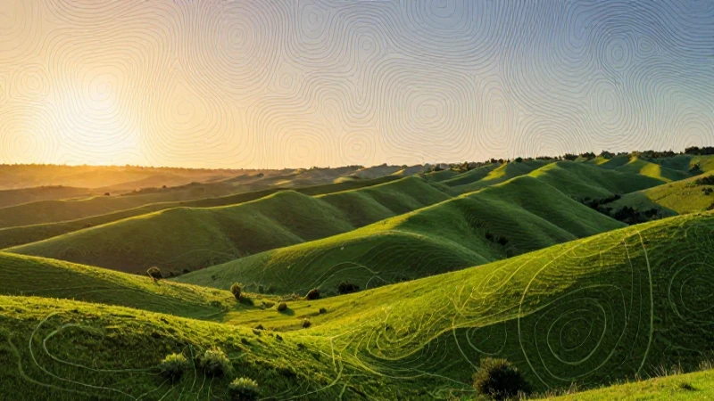 Paisaje natural español dinámico con toque artístico