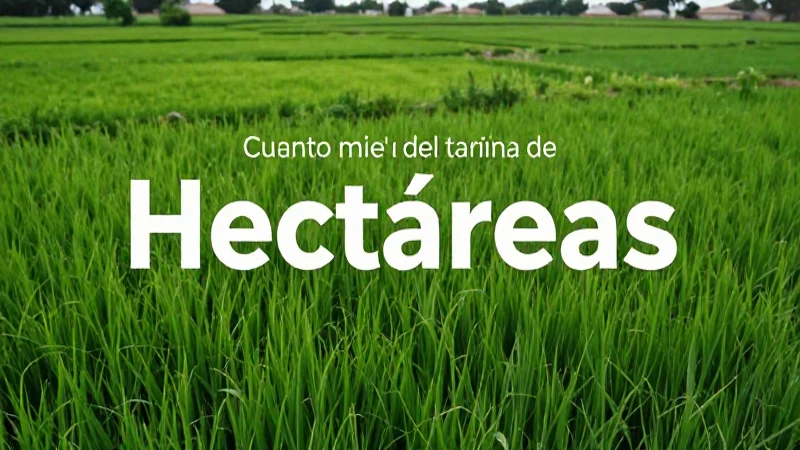 Definición y tamaño de una hectárea