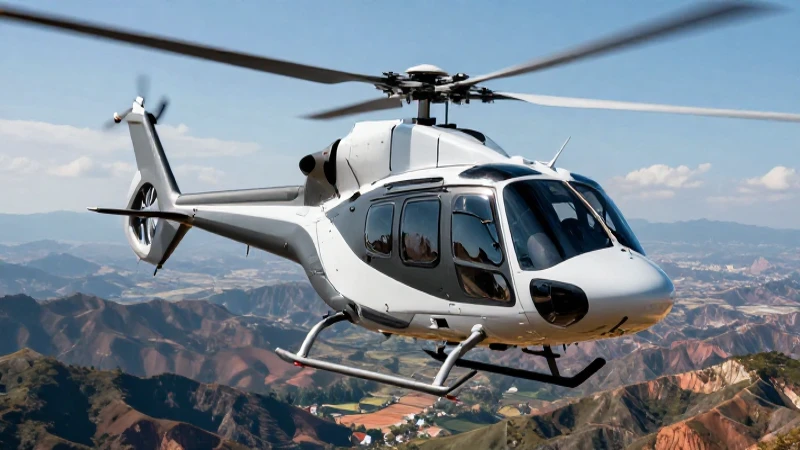 Qué es un helicóptero y cuáles son sus principales usos 5 Helicóptero moderno vuela sobre vibrante paisaje mexicano