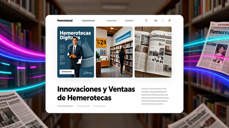 Hemerotecas: Definición, Clasificación y Concepto Esencial 5 Hemerotecas digitales: acceso moderno a la historia
