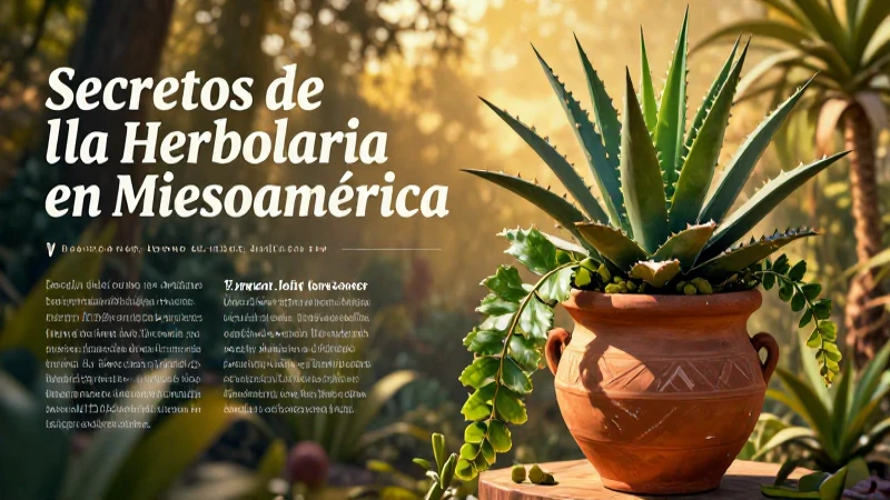Medicina mesoamericana: sus plantas, usos y beneficios