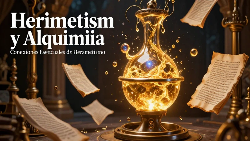 Hermetismo y Alquimia comparten conexiones esenciales