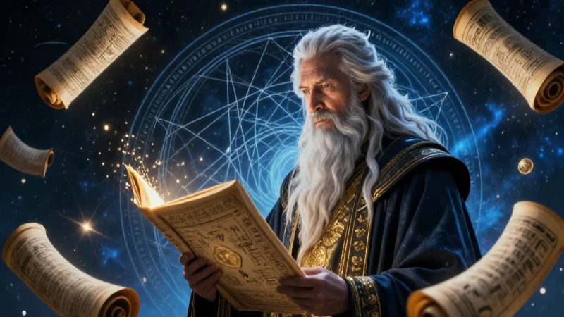Sabio erudito y misterios cósmicos