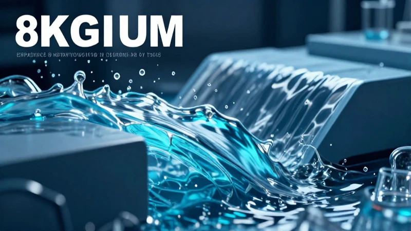 Flujo de agua dinámico con estilo educativo