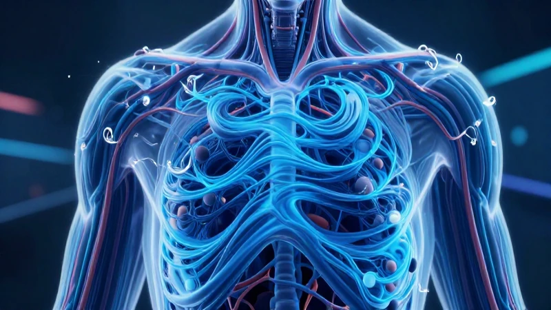 Corazón azul con dinámica de fluidos