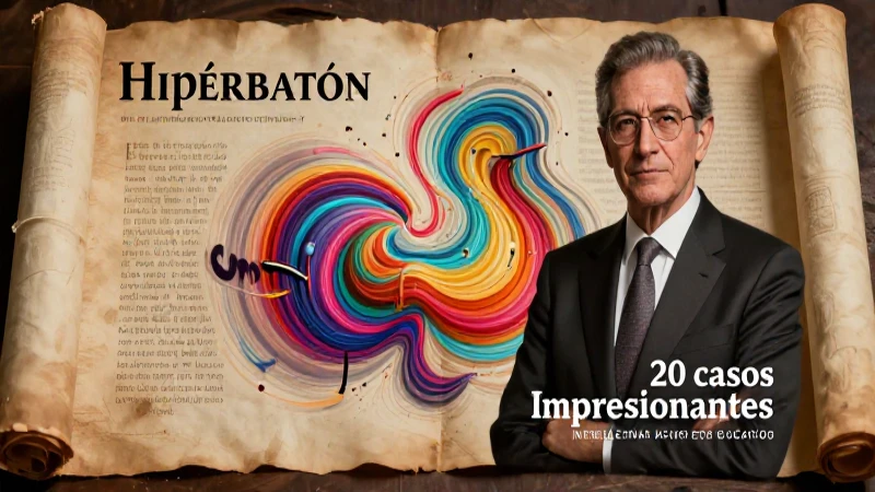 Hiperbaton ejemplos: 20 casos impresionantes explicados 7 20 ejemplos de hipérbaton en discursos históricos