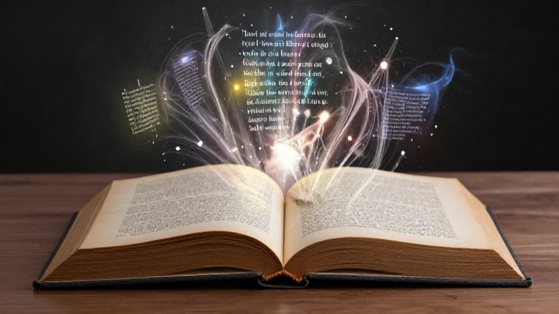 Hiperbaton ejemplos: 20 casos impresionantes explicados 4 Libro antiguo, mágico, con poesía flotante dramática