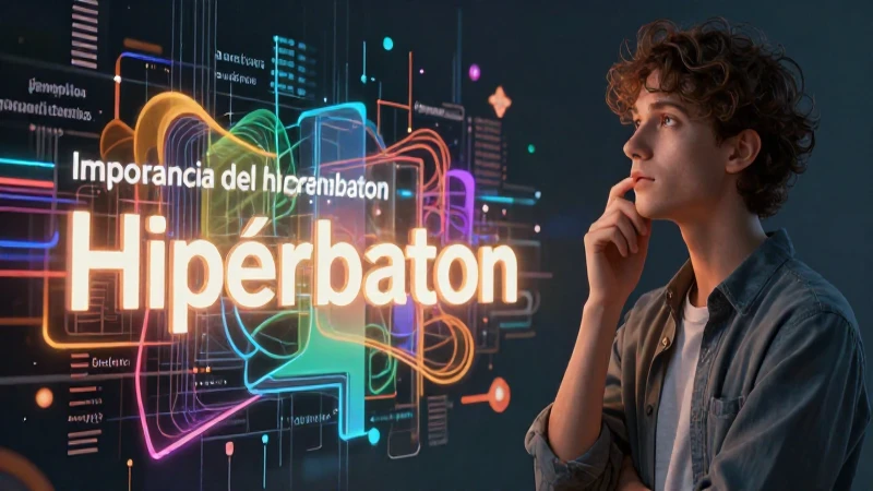 Hipérbaton: concepto, tipos y su importancia