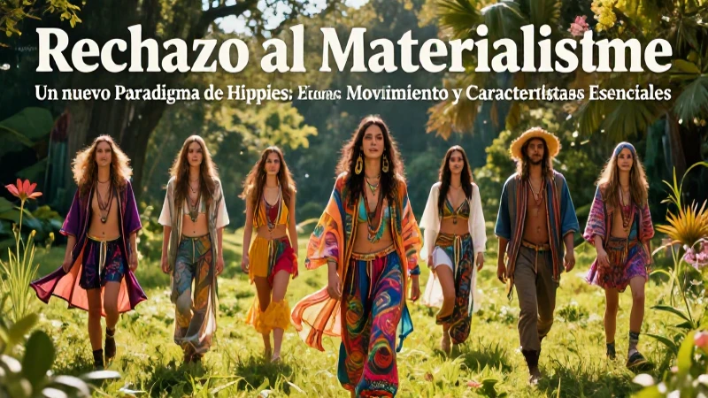 Rechazo materialista: El espíritu hippie