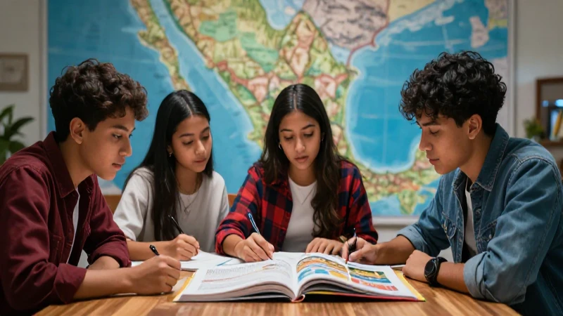 Estudiante mexicano estudia historia en portada editorial