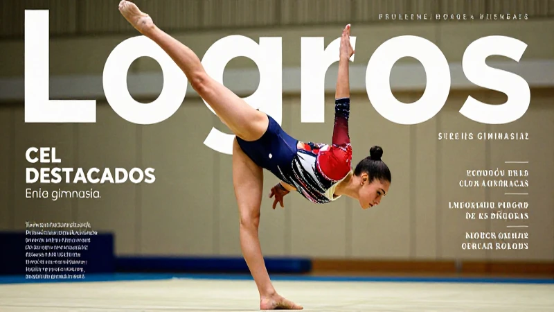 cómo ha evolucionado la historia de la gimnasia y sus logros 6 Gimnasta dinámico y poderoso en portada de revista
