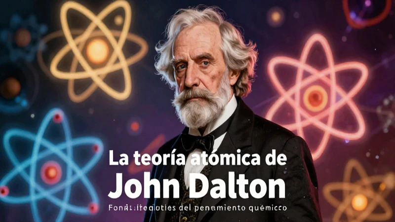 Historia de la química: Un viaje a través del conocimiento 7 Dalton ilustra la vibrante teoría atómica