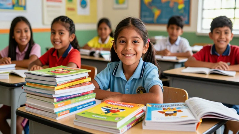 Libros gratuitos impulsando la educación primaria