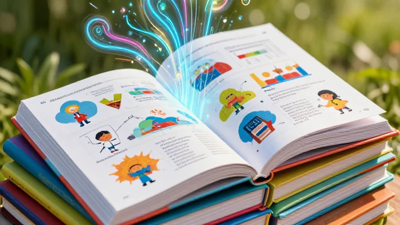 Libros mexicanos vibrantes con conocimiento futurista