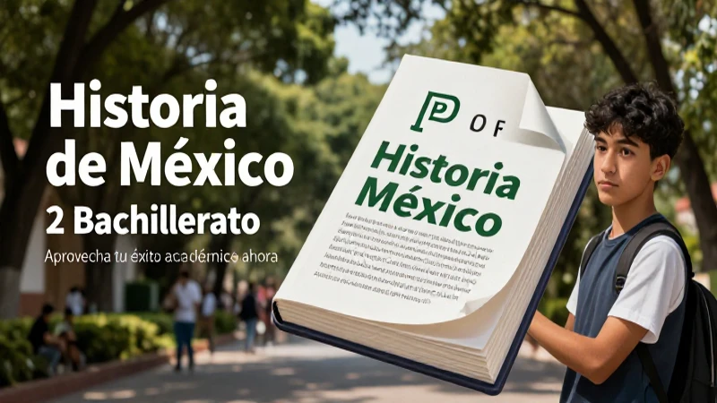 El título propuesto es: "Descarga gratis PDF de Historia de México 2 Bachillerato: Aprovecha tu éxito académico ahora" 3 Descarga gratuita el PDF de Historia de México