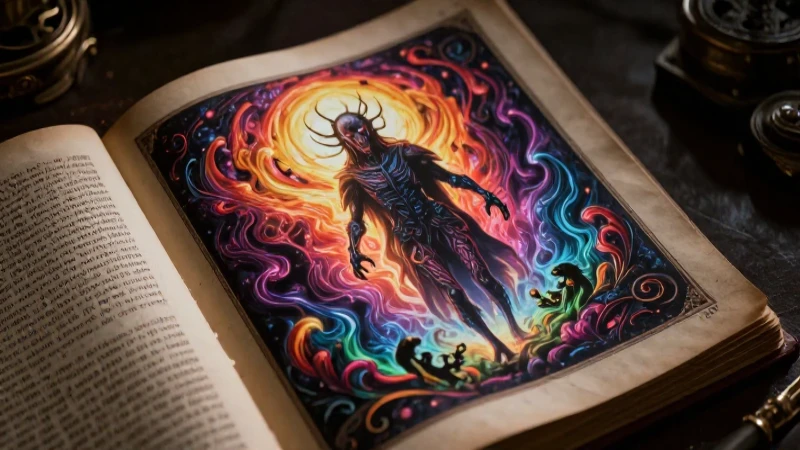 10 historias de terror corta que impacten 4 Manuscrito de horror estilizado con iluminación dramática