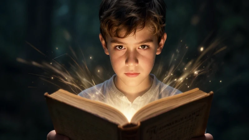 10 historias de terror corta que impacten 3 Joven lee antiguo libro en drama