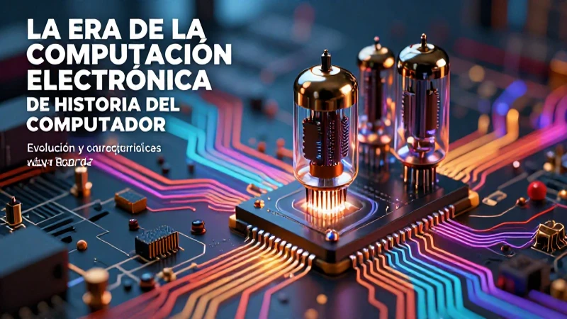 Evolución tecnológica: del tubo al chip
