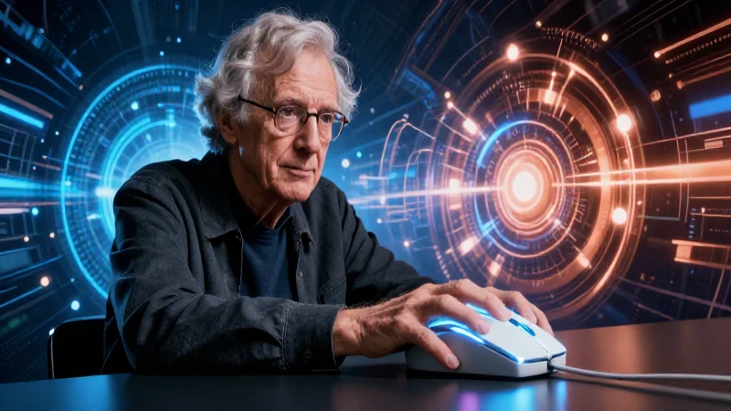 Engelbart y un ratón pionero definen la evolución digital