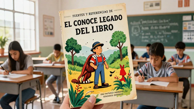 El Conoce legado del libro SEP: una historia educativa esencial 3 Ilustración de libro SEP en aula moderno