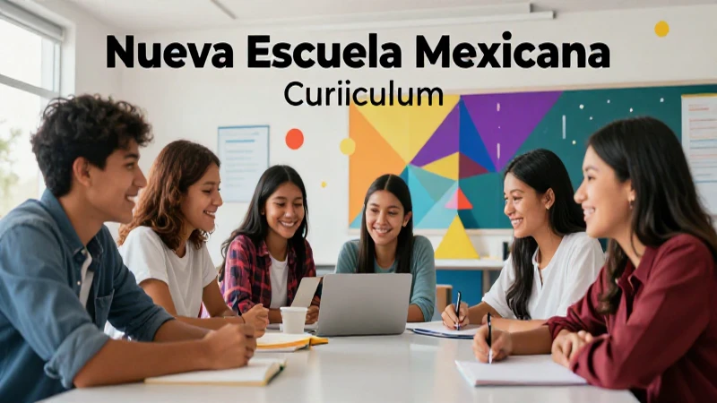 Estudiantes mexicanos aprendiendo con la Nueva Escuela Mexicana