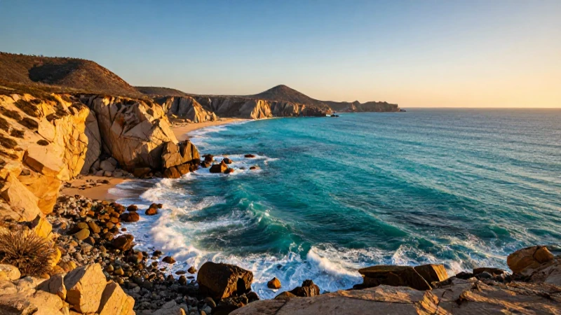 Baja California Sur: Experiencias Conoce que cautivarán 5 Paisaje costero de Baja California en oro