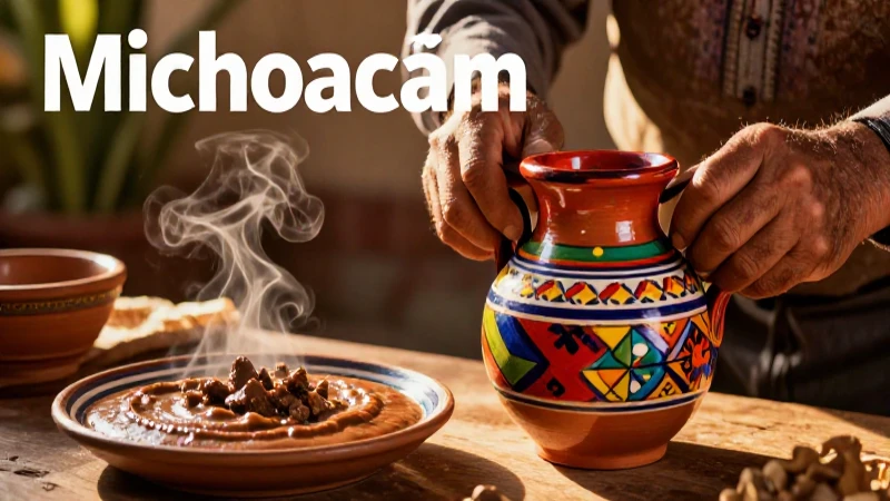Michoacán: Tradiciones, cultura y leyendas en historias 4 Artesanía michoacana: cerámica vibrante y mole