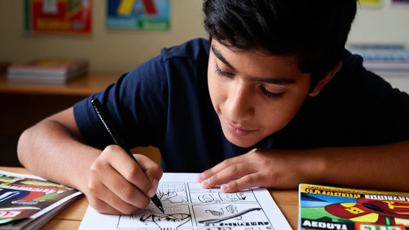 Estudiante mexicano entusiasta finaliza su cómic
