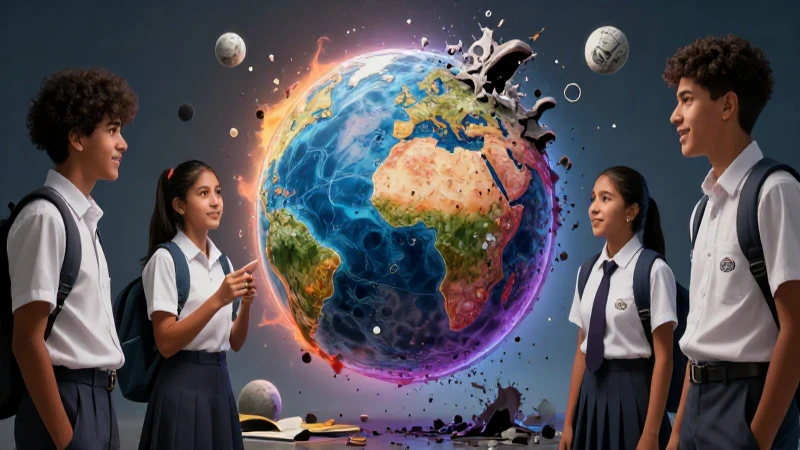 Estudiantes mexicanos enfrentan vida y caos global