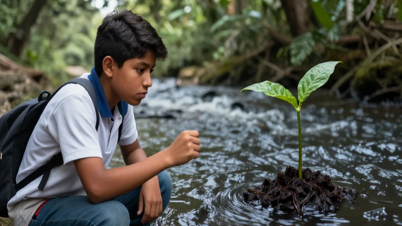 Contaminación: Historias impactantes y cómo crear un mundo limpio 3 Determinación juvenil frente al futuro verde