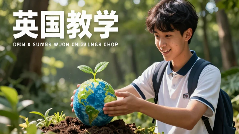 Contaminación: Historias impactantes y cómo crear un mundo limpio 4 Estudiante entusiasta ante tierra viva y brotes verdes