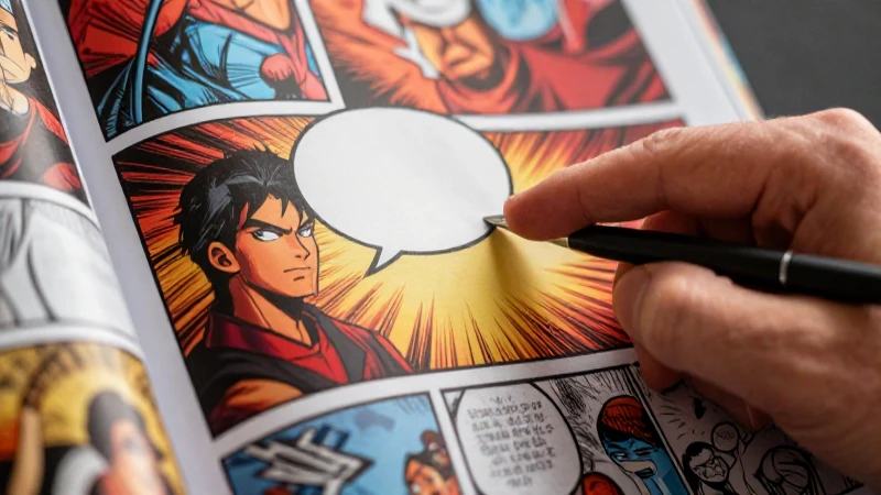 Historietas: concepto, características y ejemplos clave 3 Ilustración pop dinámica de alto impacto