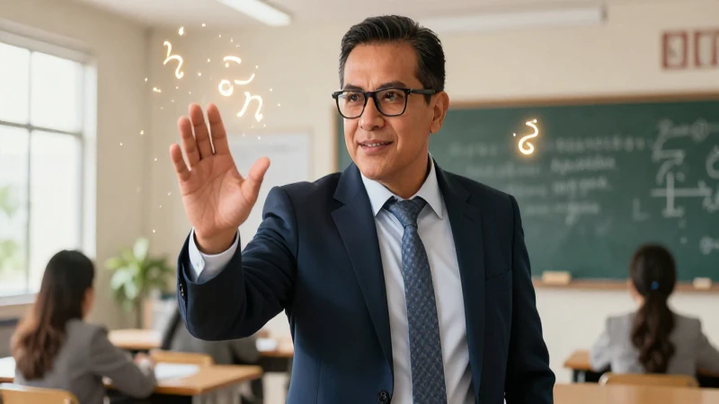 Hizo o hiso: Cuál es la forma correcta de escribirlo 3 Ilustración dinámica de educador mexicano moderno