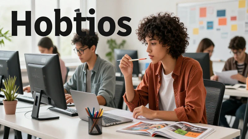 Estudiante activo en modernos espacios de estudio
