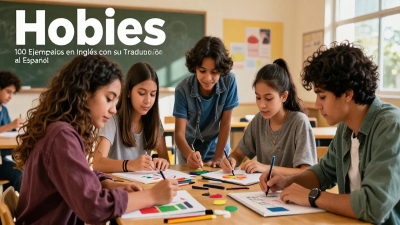 Hobbies culturales: ideas e inspiración bilingüe