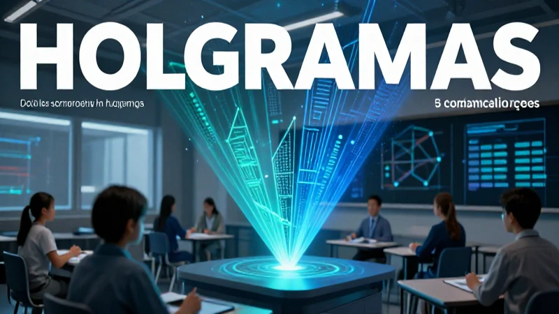 Hologramas: Proyección visual avanzada en entornos educativos