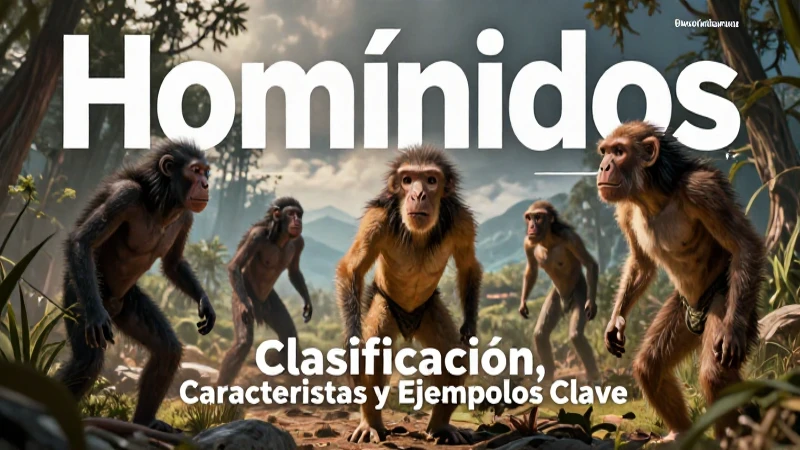 Distribución y características de los homínidos