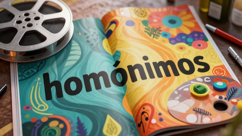 Qué son los homónimos, sus tipos y su uso en el cine 6 Homónimos en el arte visual con estética moderna