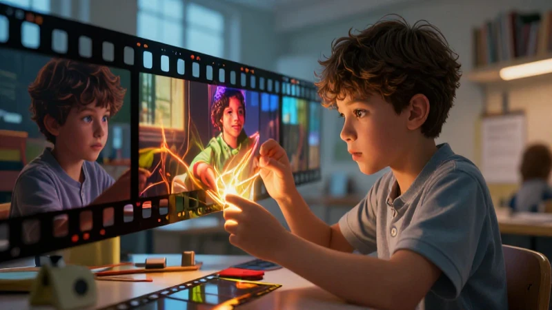 Qué son los homónimos, sus tipos y su uso en el cine 7 Ilustración académica vibrante con foco en el aprendizaje