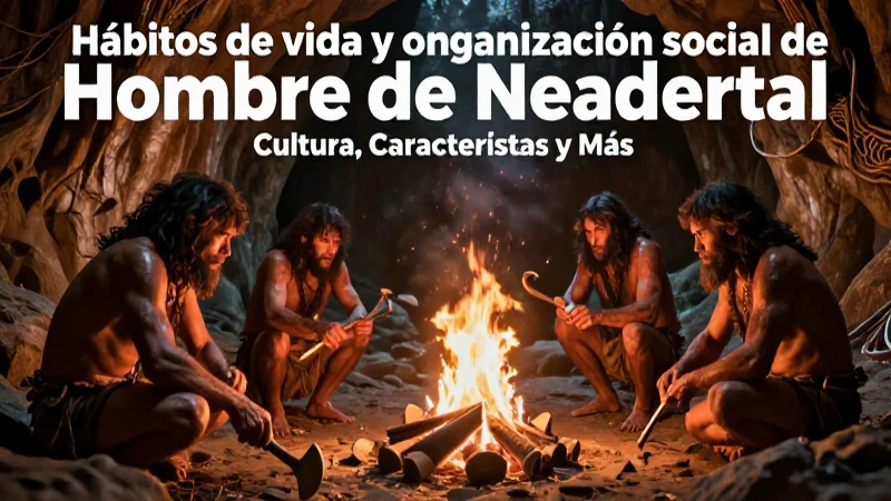 Neandertales: vida, cultura y herramientas en su caverna