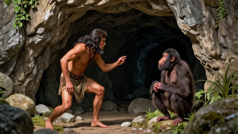 Neandertal y Homo Sapiens interactúan en cueva