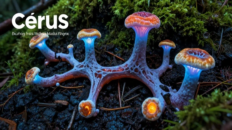Hongos luminosos reflejan vida subterránea