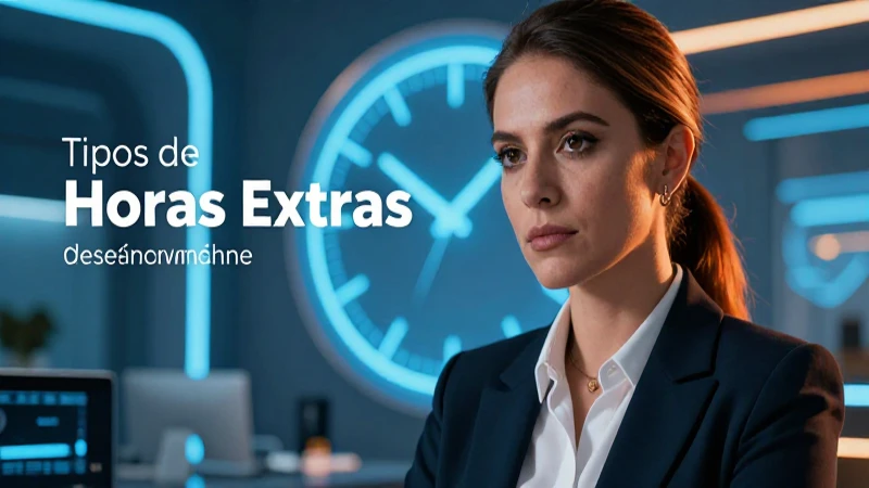 Horas extras: Definición y concepto explicados claramente 3 Tipos de horas extras explicados detalladamente