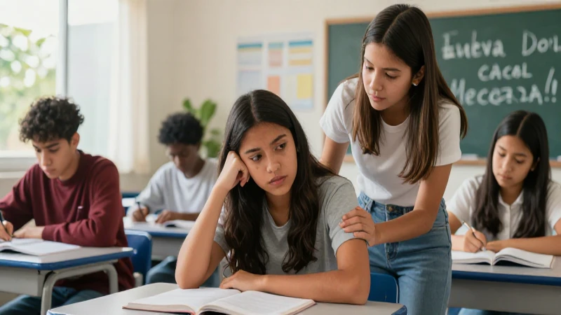 Apoyo escolar y salud mental juvenil