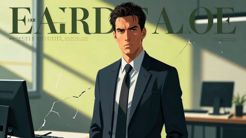 Retrato profesional serio, estilo revista dramático