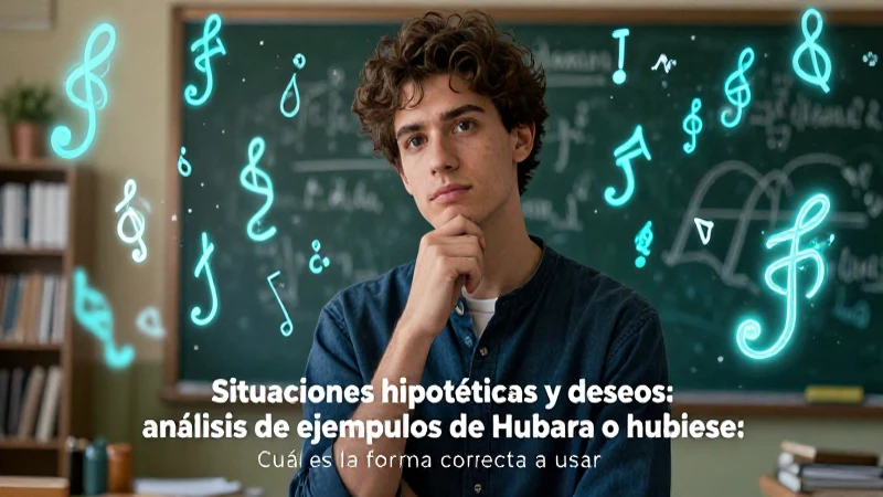 Uso correcto de hubiese o hubiera